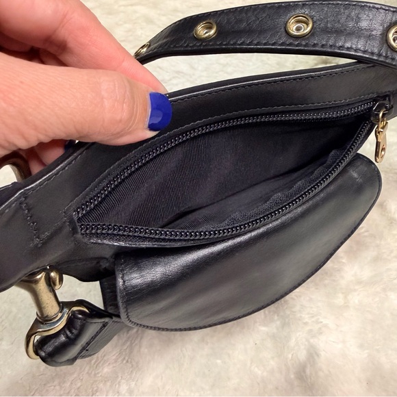 Holt Renfrew Leather Canvas Belt Bag - Picture 5 of 8